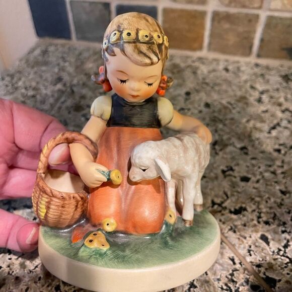 Vintage Goebel Hummel Farm Themed Figures Set of 3 Signed Germany - Picture 2 of 14